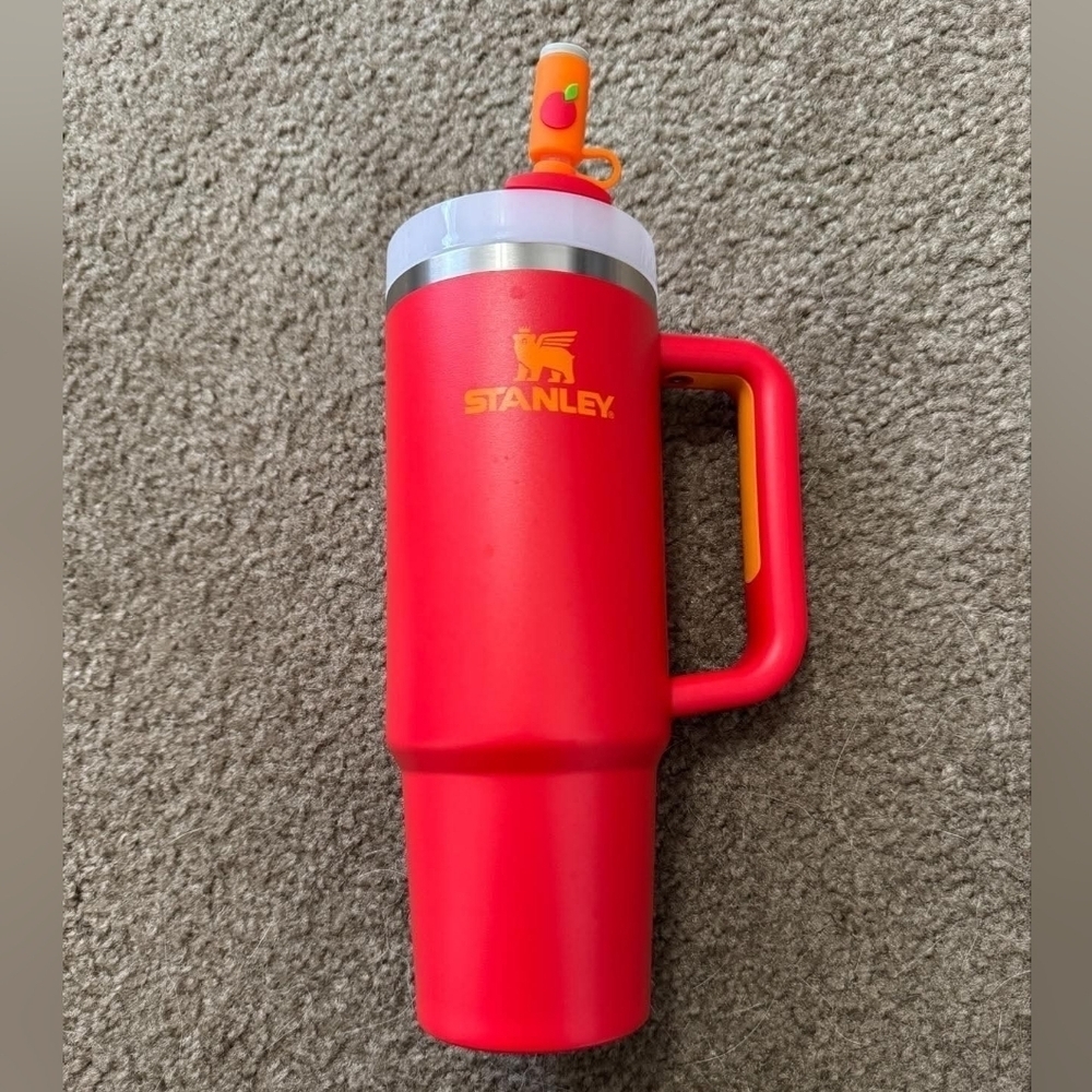 Stanley Red and Orange Travel Mug